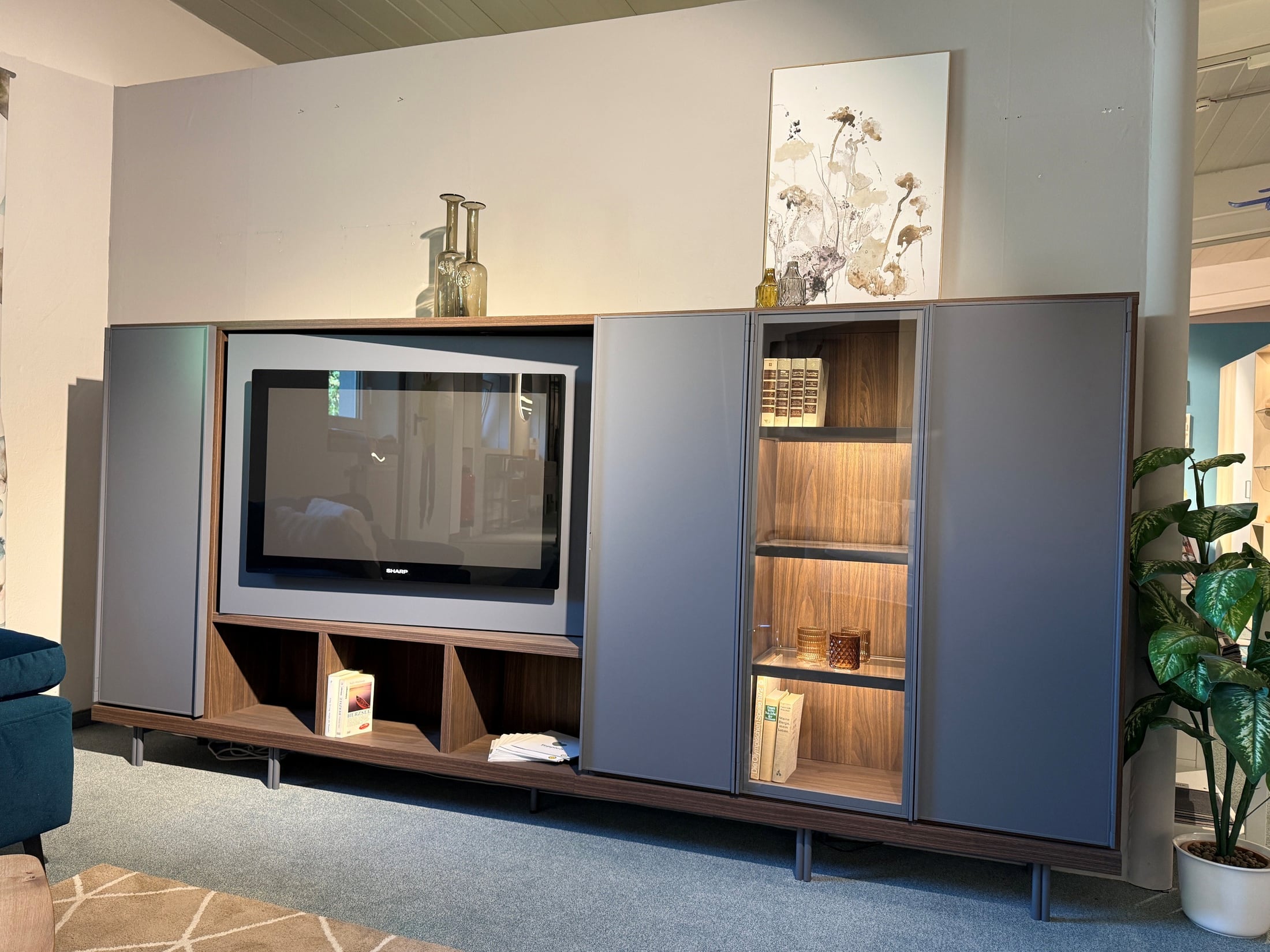 Wohnwand TV Modul Living Novamobili – Bild 1