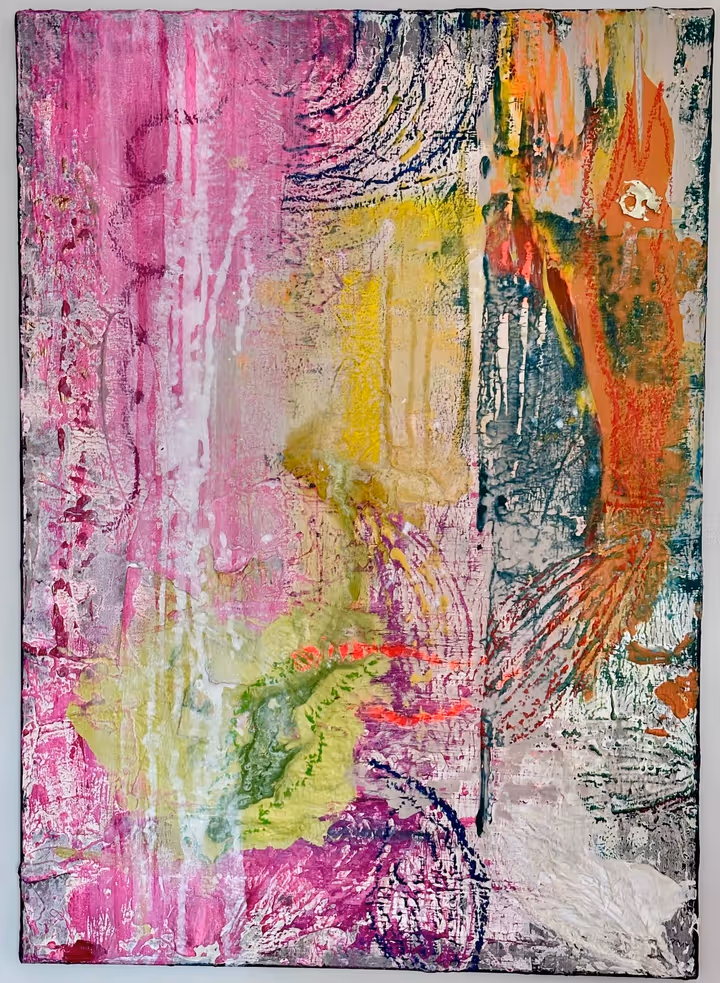 Kunstwerk 50x70 cm Acryl auf Leinwand – Bild 1