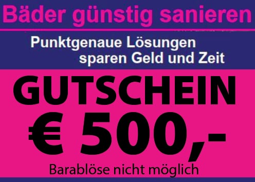 Gutschein für Badsanierung von Bognerbad E.U. – Bild 1