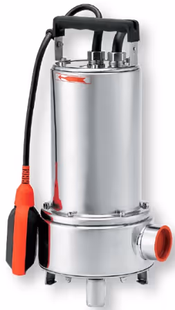 Vortex 75 SS 304 Tauchpumpe für Schmutz- und Abwasser